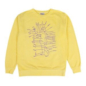 Porous Walker ‘Perfect’ Sweatshirt Yellow Graphic Men's Sweater